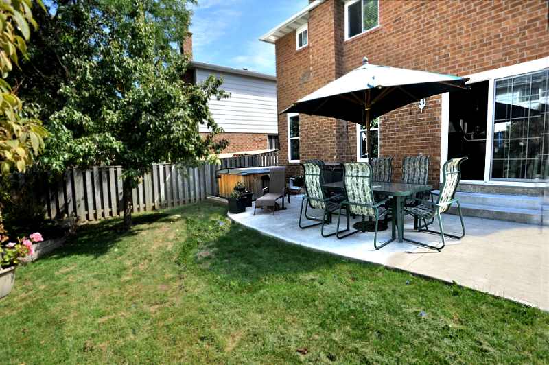 Hot Tub in Fenced Yard