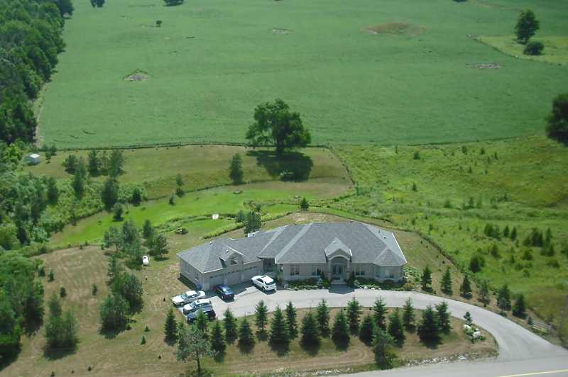 Caledon Custom Bungalow, Walkout Basement on 2+ Acres with Stream