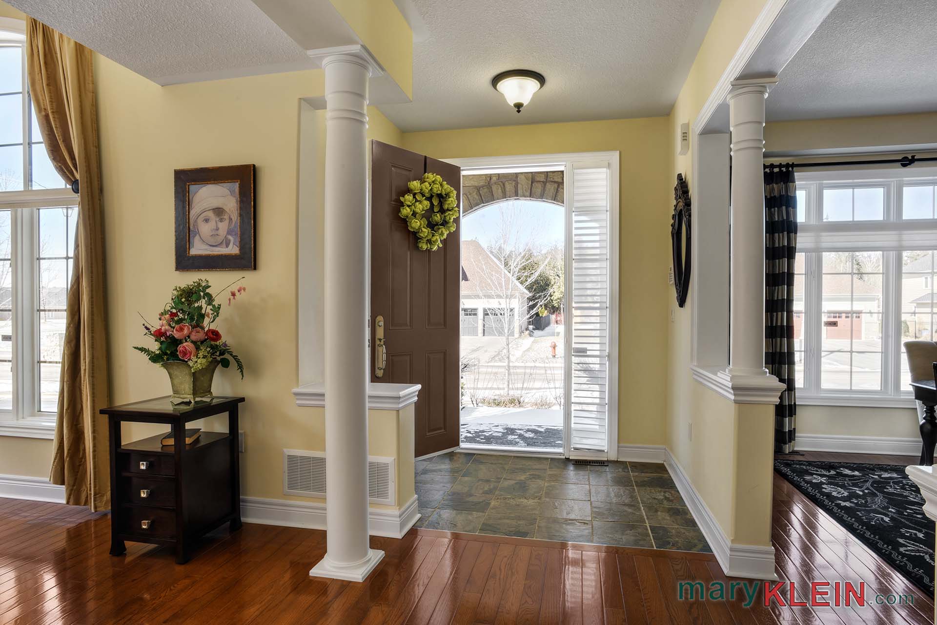 Foyer, Slate Flooring