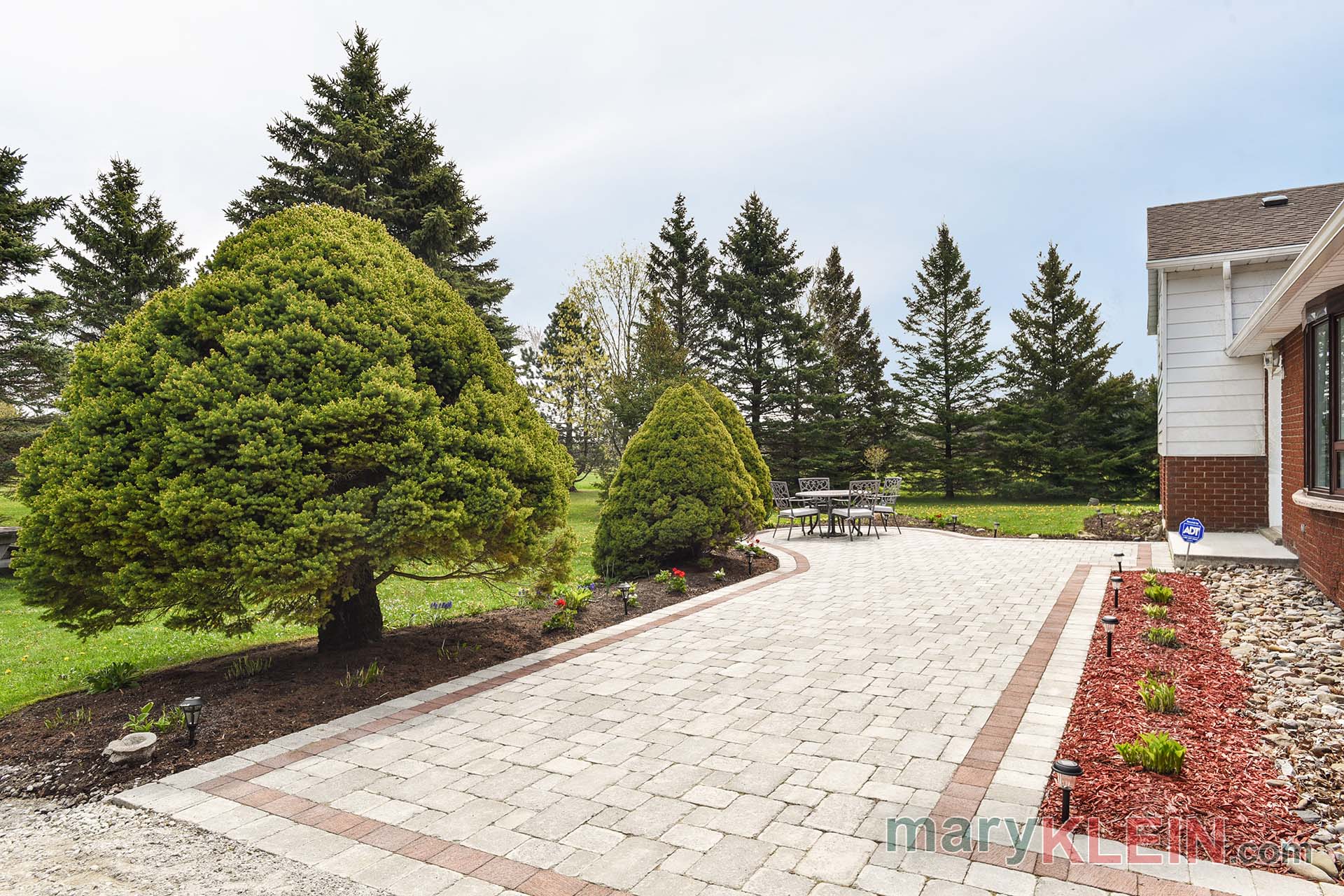 stone walkway, patio