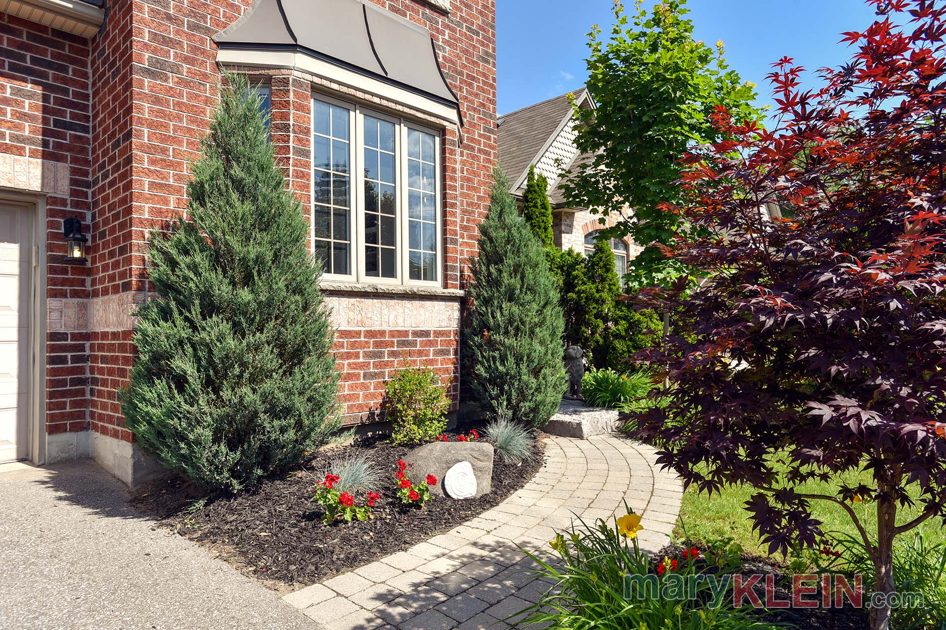 interlocking stone walkway