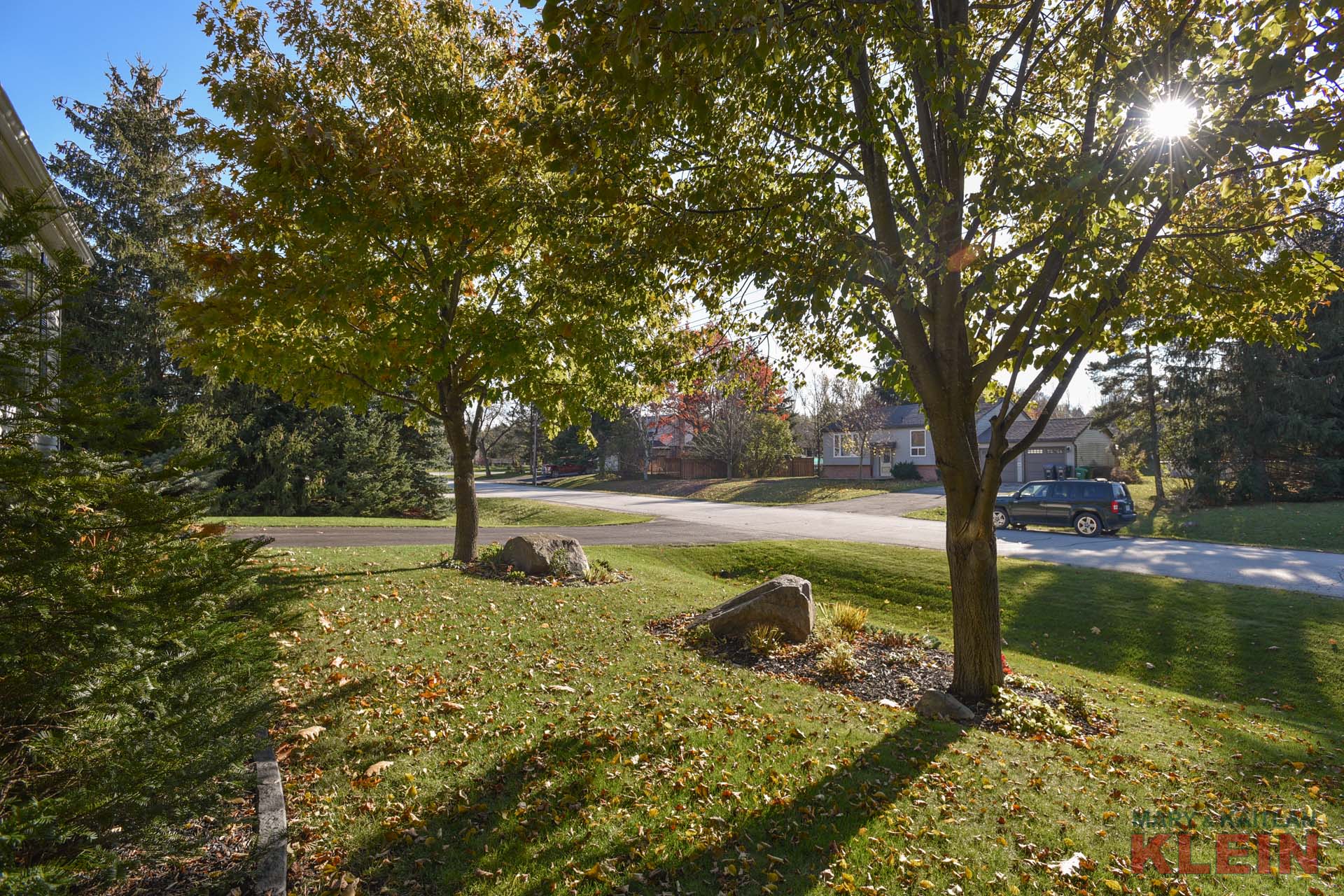 Front Yard, quiet street