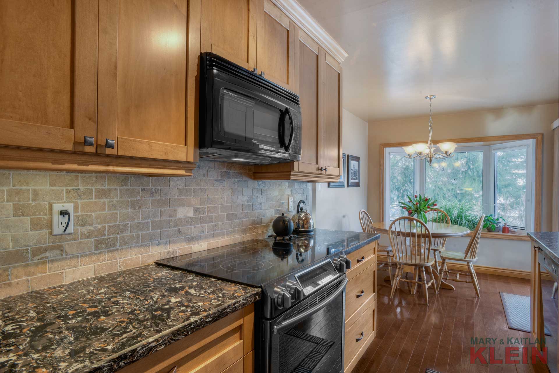 Galley Kitchen, Maple Wood, Hardwood Flooring