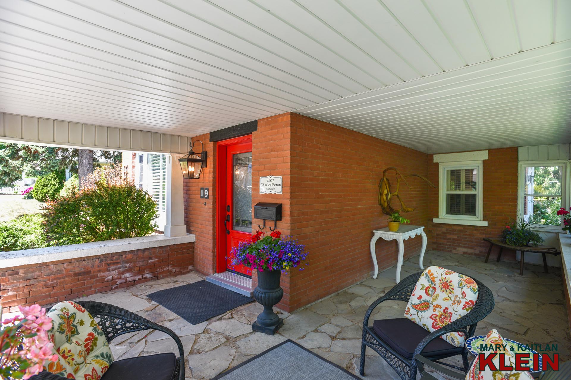 L-Shaped Covered Verandah, Orangeville Century Home