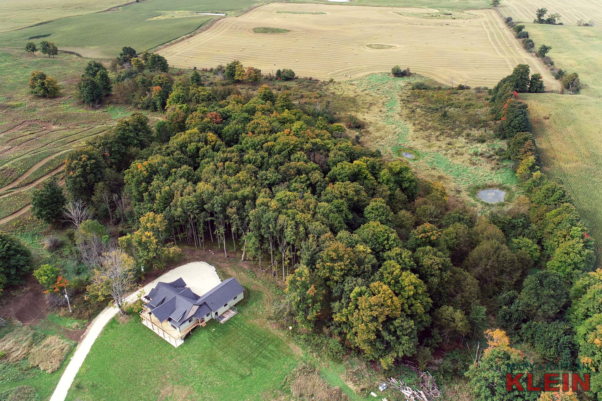 Forested Backdrop, Mary Klein, Kaitlan Klein, Centre Road, Home for sale