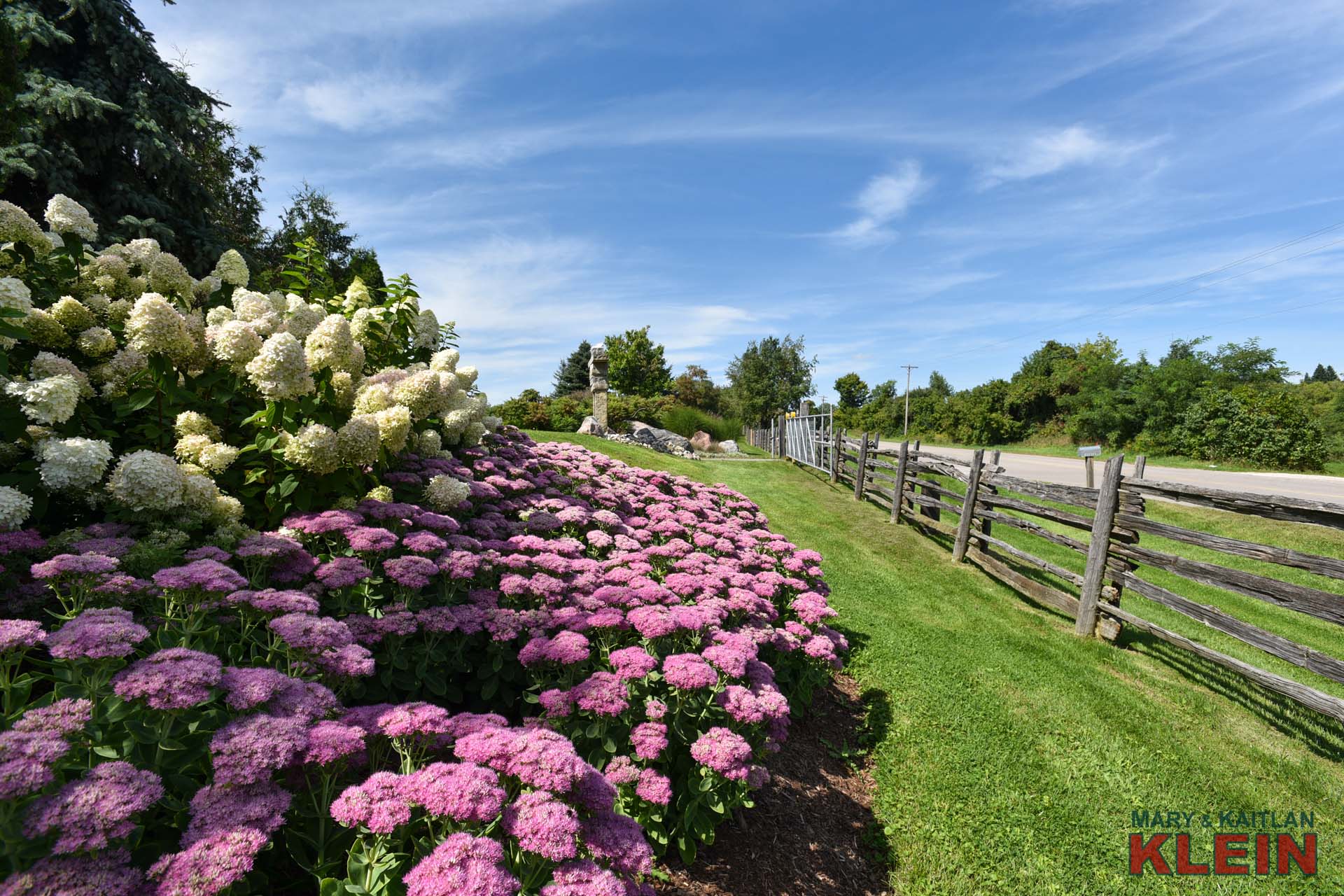 split rail fence, caledon, gardens