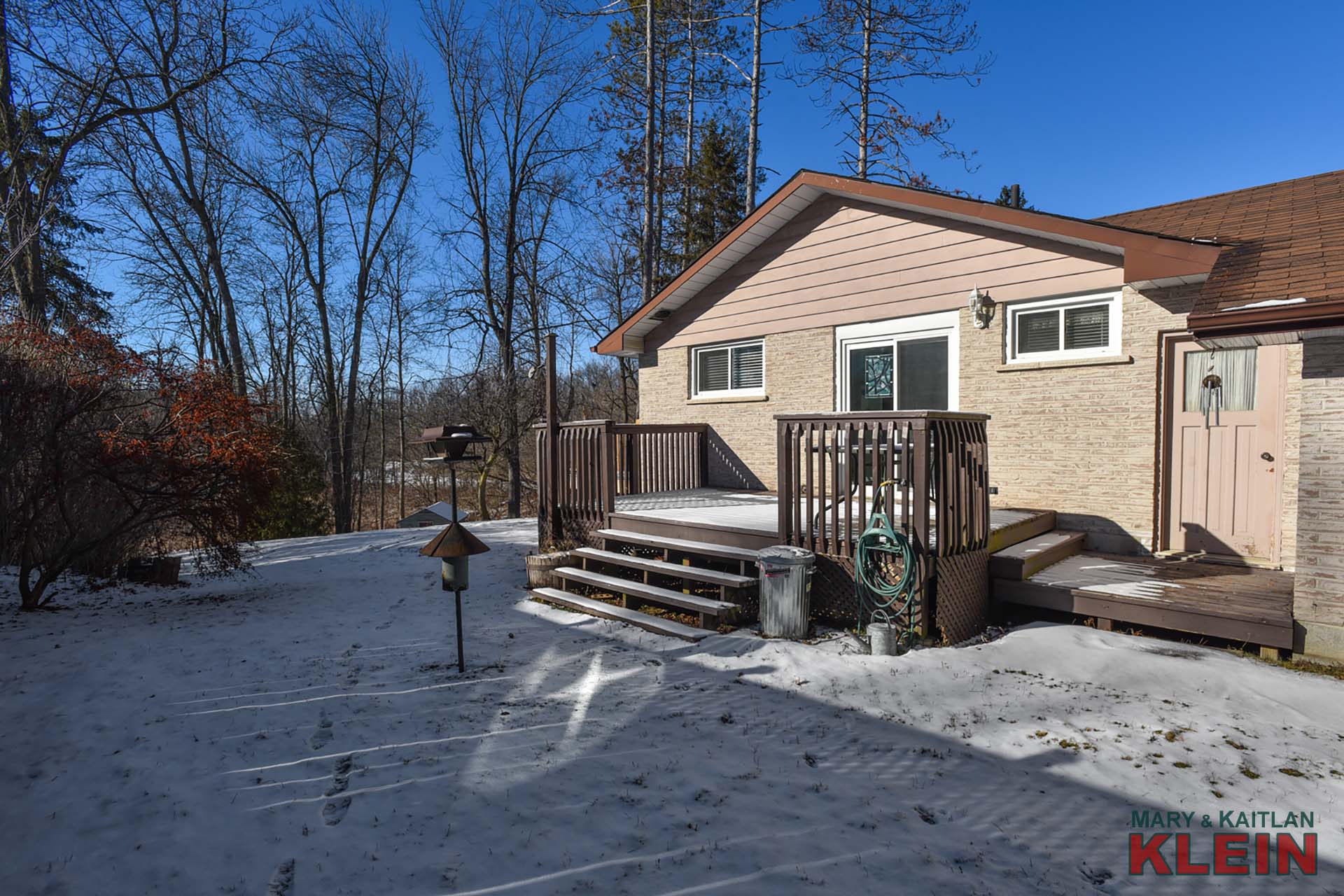 Side Yard and Deck