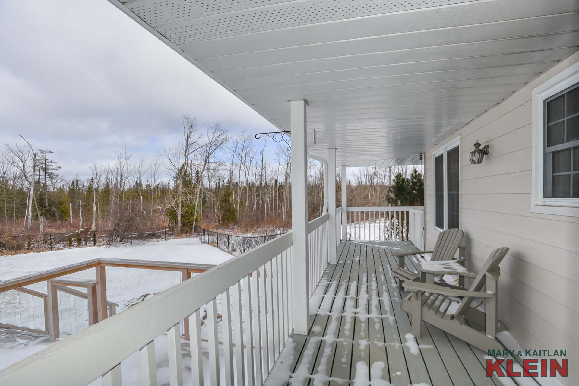 Covered Back Porch 