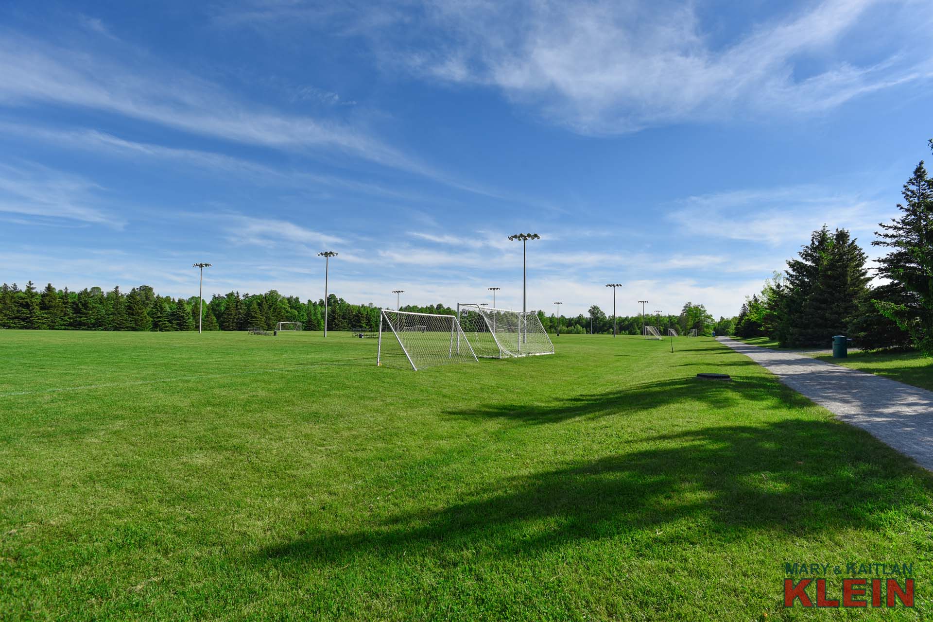 Nearby soccer fields, Caledon East