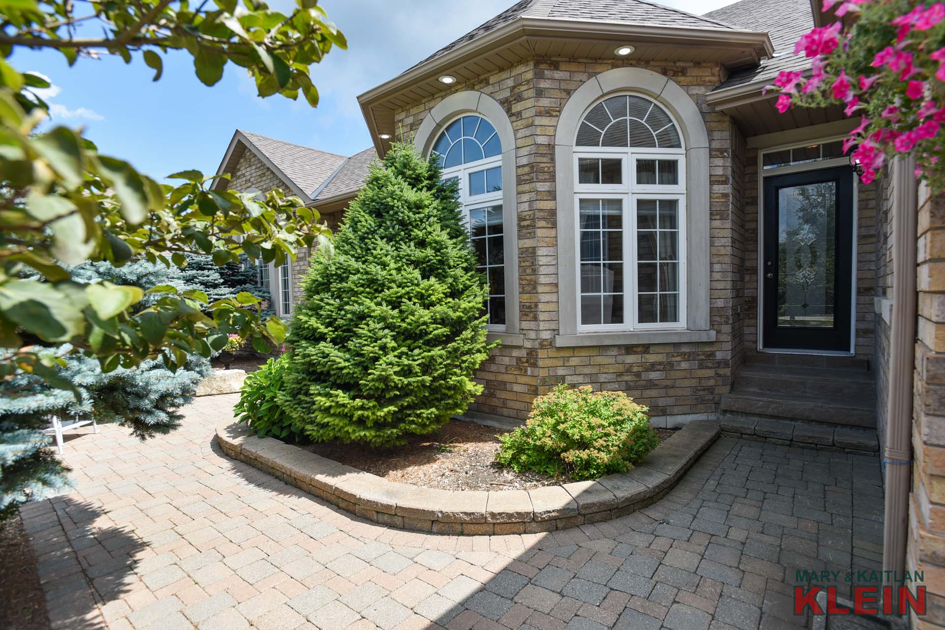 Interlocking Stone Walkways, Bungalow, two entries