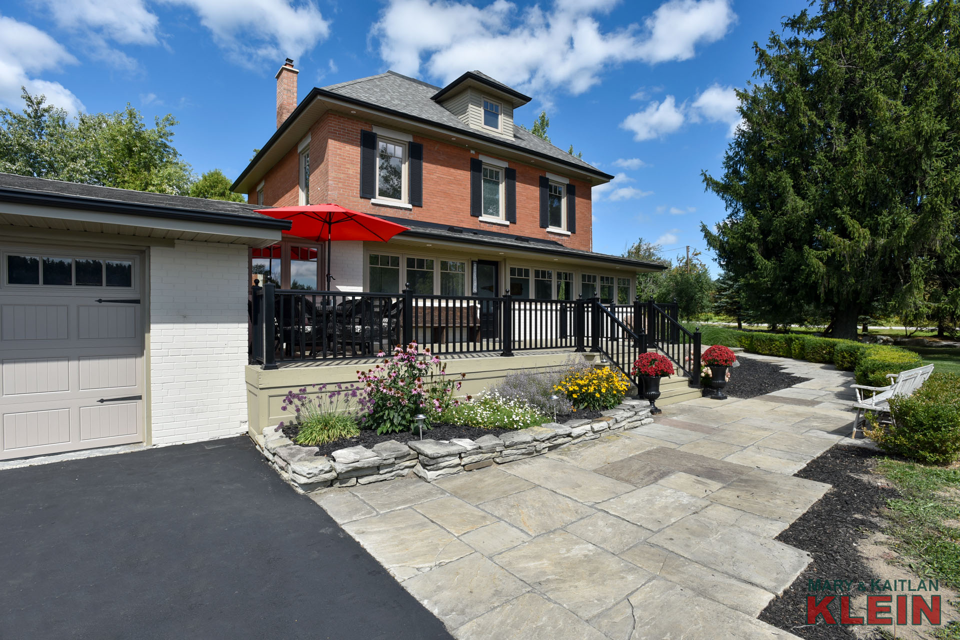 Stone Walkway to Side Door