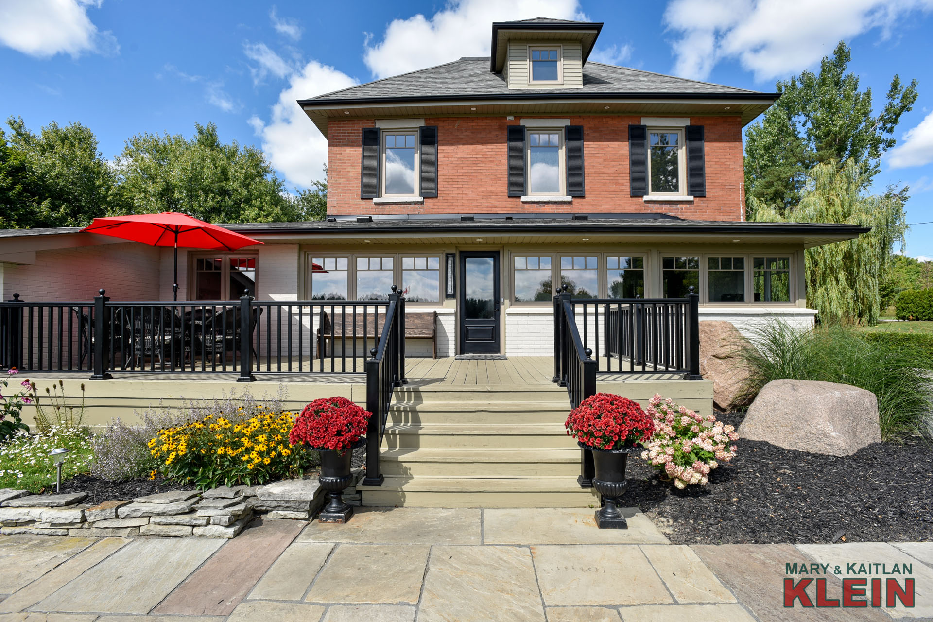 Stone Walkway to South-Facing Deck