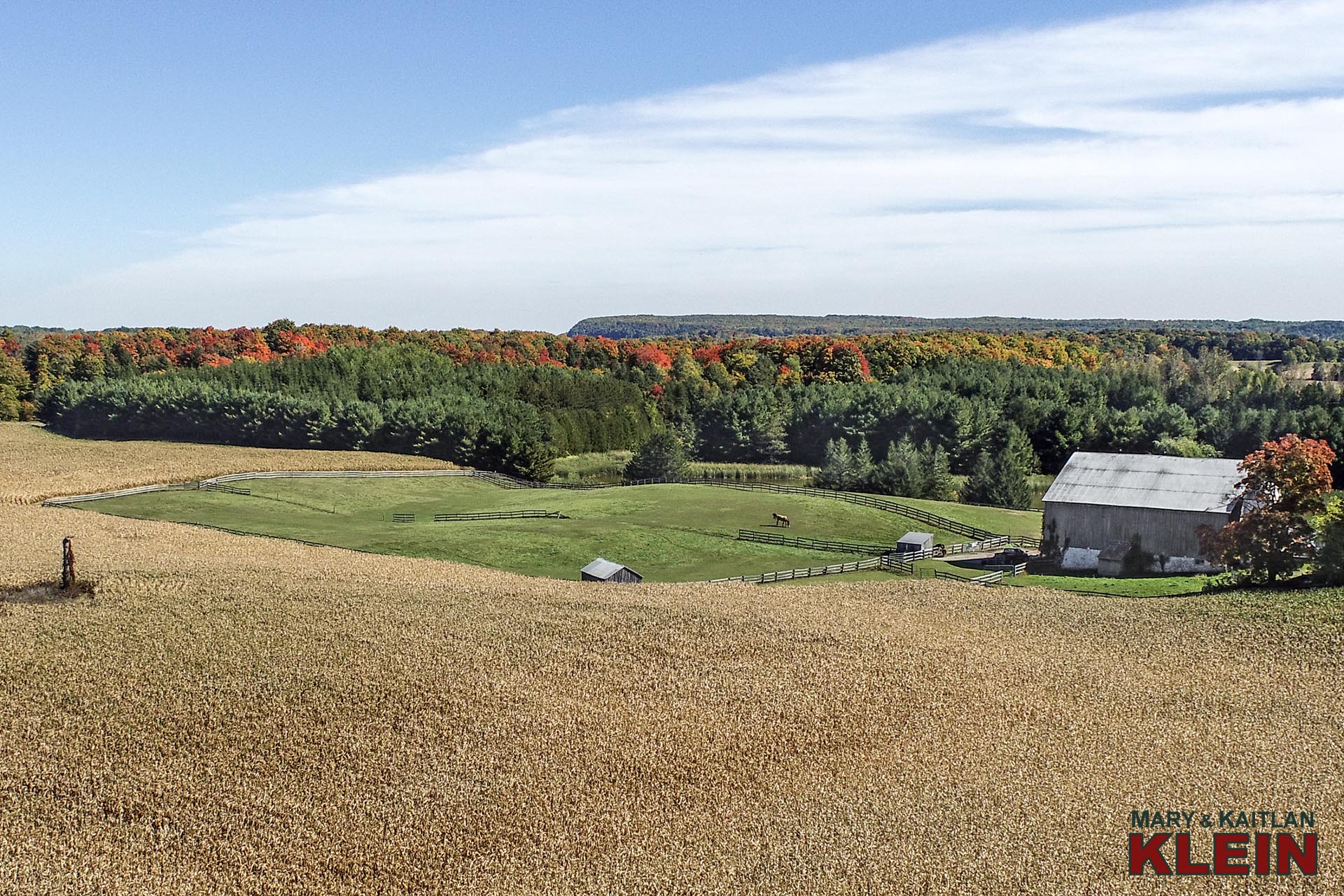 Caledon escarpment, horse and hobby farm for sale, shaws creek road