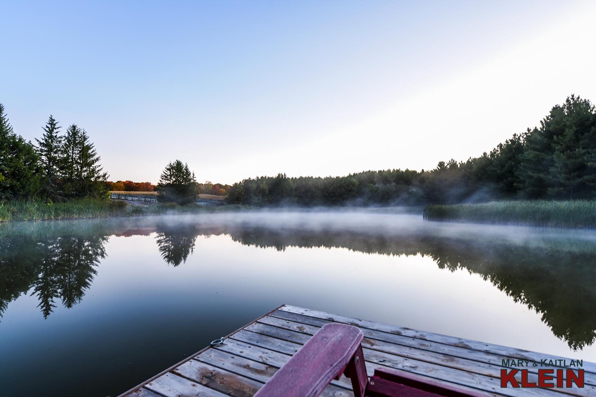 Mist over the pond, caledon, ON